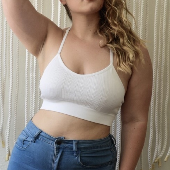 ⭐️ Plus Size Tattoo Mesh Racerback Bralette ⭐️ - Picture 4 of 6